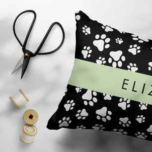 Coussins Décoratifs Motif mâle, Patrouilles de chien, Noir et Blanc, V
