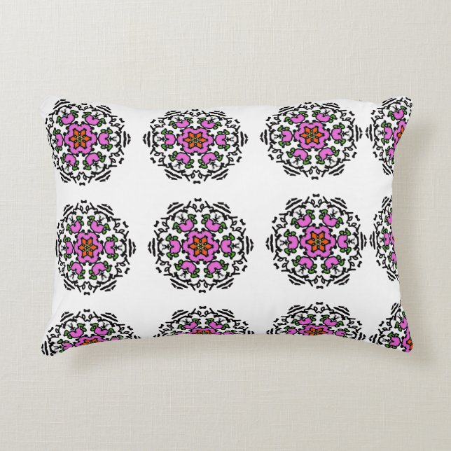 Coussins Décoratifs Motif Mandala Boho (Devant)