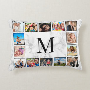 Coussins Décoratifs Motif Marbre blanc en pierre