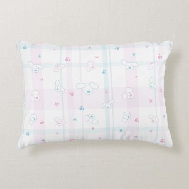 Coussins Décoratifs Motif mignon avec des chiens (Devant)