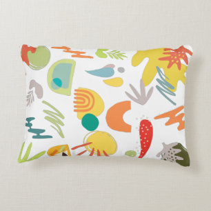 Coussins Décoratifs Motif moderne coloré abstrait tendance chic mignon