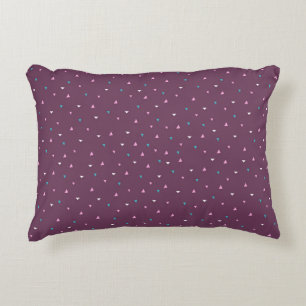 Coussins Décoratifs Motif moderne mignon avec triangles. illust vintag