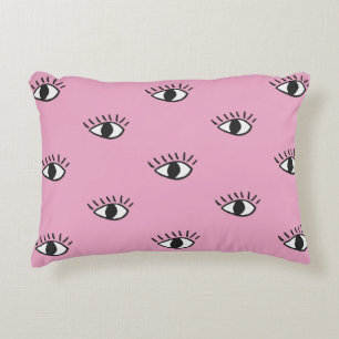 Coussins Décoratifs Motif moderne sans soudure avec yeux dessinés à la