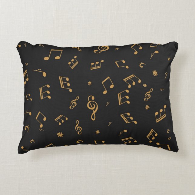 Coussins Décoratifs Motif musical (Devant)