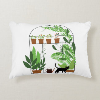 Coussins Décoratifs Motif naturel, serre, jardinage. Clôture, écouleme