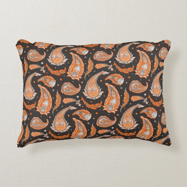 Coussins Décoratifs Motif Paisley (Devant)