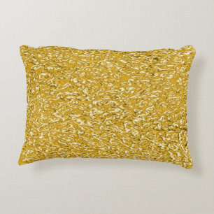 Coussins Décoratifs Motif PURE GOLD Splatter + votre texte / photo