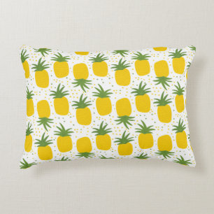 Coussins Décoratifs Motif sans couture avec ananas. Ananas jaune