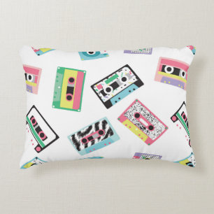 Coussins Décoratifs Motif sans couture avec bandes audio dans style r