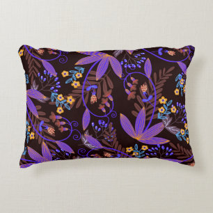 Coussins Décoratifs Motif sans couture avec de minuscules fleurs vives