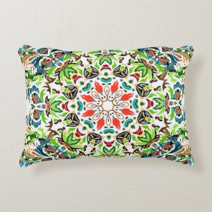 Coussins Décoratifs motif sans couture avec ornement floral clair. Vi