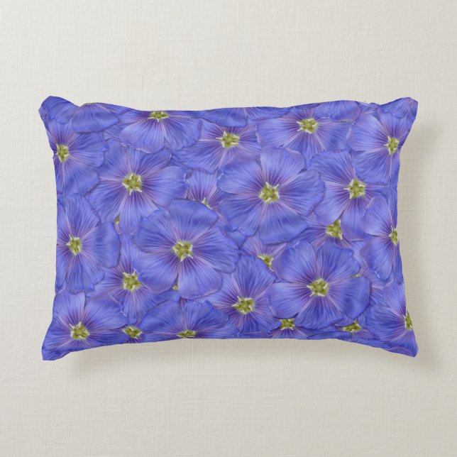 Coussins Décoratifs Motif sans couture bleu (Devant)