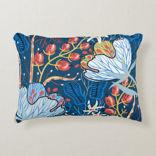 Coussins Décoratifs motif sans couture fleurie avec fleurs exotiques