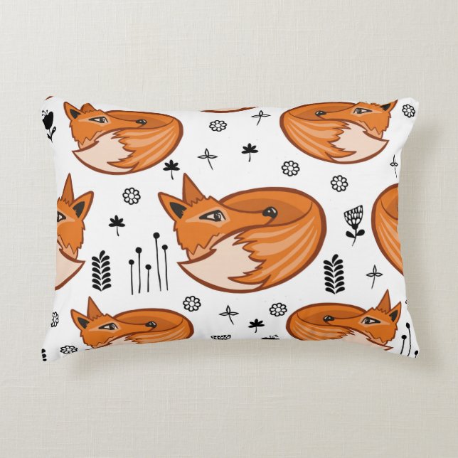 Coussins Décoratifs Motif scandinave sans couture. enfants arrière - p (Devant)