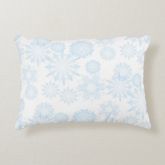 Coussins Décoratifs Motif Snowflake (Devant)