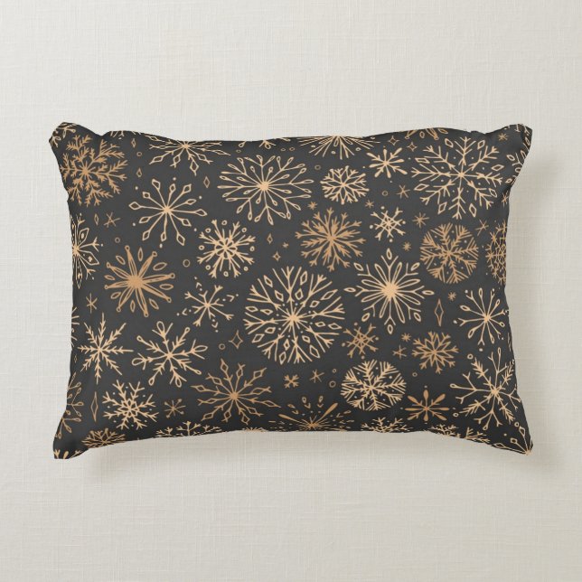 Coussins Décoratifs Motif Snowflake (Devant)