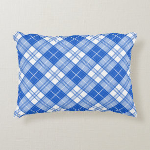 Coussins Décoratifs Motif Tartan Brun Blanc yxm0uat9