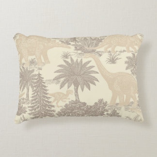 Coussins Décoratifs Motif Toile Dinosaure Vintage