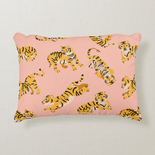 Coussins Décoratifs Motif transparent pour les tigres mignons