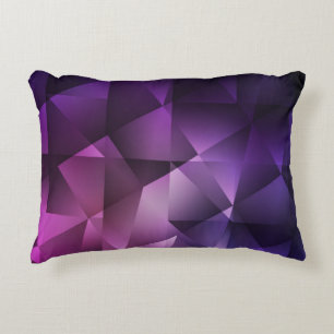 Coussins Décoratifs Motif transparent rose et violet moderne