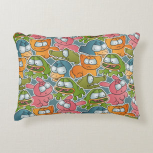 Coussins Décoratifs Motif vintage avec des animaux de bande dessinée