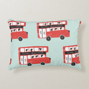 Coussins Décoratifs Motif Vintage du bus Red London