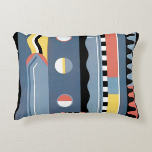 Coussins Décoratifs Motifs géométriques Art Déco vintage Jazz Pochoir