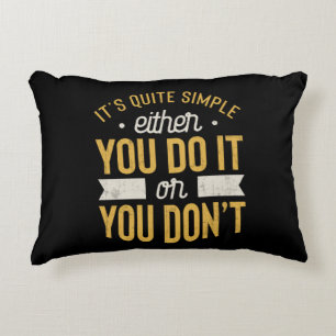 Coussins Décoratifs Motivation entrepreneuriale Inspiration dire