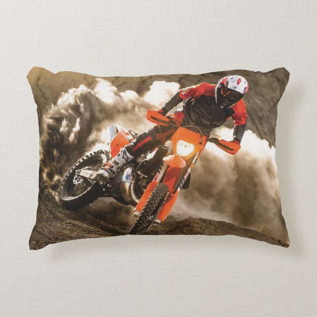 Coussins Décoratifs Motocross Rider (Devant)