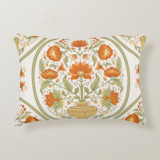 Coussins Décoratifs Mughal Motif Imaginaire Fleurs Motif