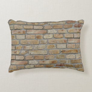Coussins Décoratifs Mur Brown en briques Un design novateur