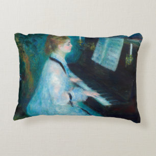 Coussins Décoratifs Musicien de piano Renoir Woman