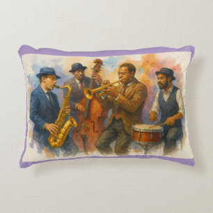 Coussins Décoratifs Musiciens de jazz