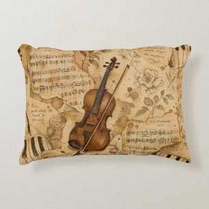 Coussins Décoratifs Musique Vintage