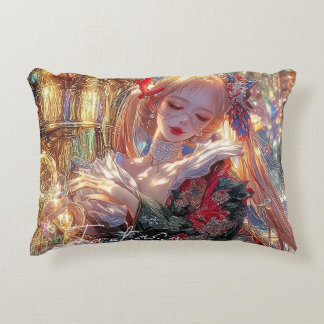 Coussins Décoratifs Mysterious Fantasy Girl - Gothic Art Aesthetic