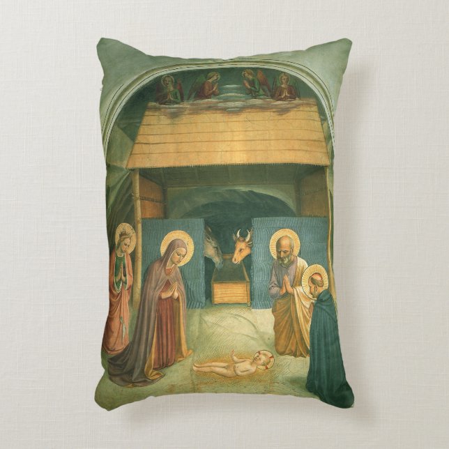Coussins Décoratifs Nativité de Fra Angelico (Devant(Vertical))
