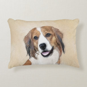 Coussins Décoratifs Nederlandse Kooikerhondje Peinture - Chien Art