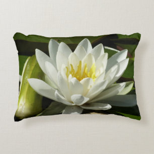 Coussins Décoratifs Nénuphar blanc et bud Floral