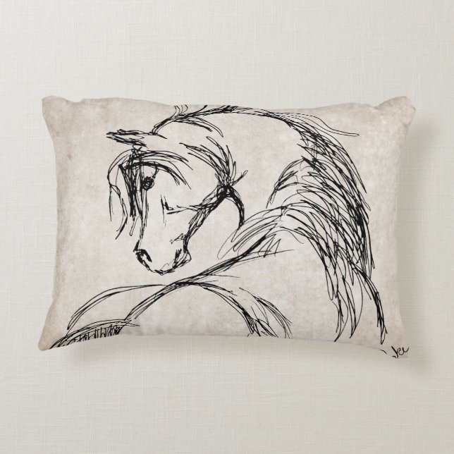 Coussins Décoratifs Noël de Trotting Horse (Dos)