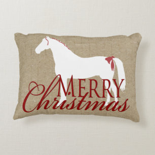 Coussins Décoratifs Noël des fêtes des chevaux de Troie