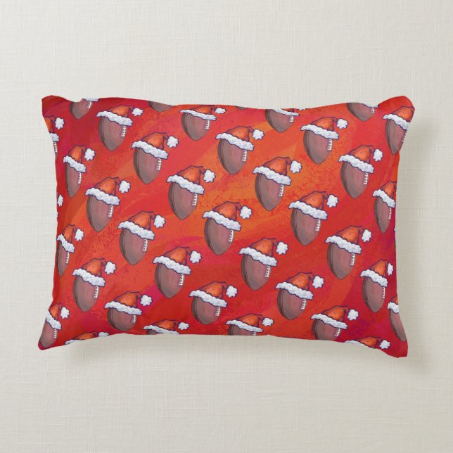 Coussins Décoratifs Noël du football (Dos)