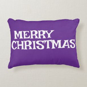 COUSSINS DÉCORATIFS NOËL ÉLÉGANT MODERNE CHIC FÊTE VIOLET FONCÉ