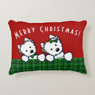 Coussins Décoratifs Noël KiniArt Westie