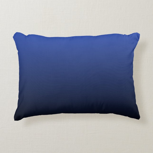 Coussins Décoratifs Noir bleu royal Ombre (Devant)