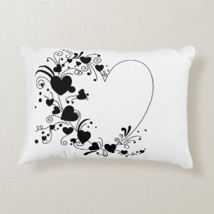 Coussins Décoratifs Noir et blanc classique