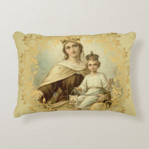 Coussins Décoratifs Notre Madame de bébé Jésus du mont Carmel omopl