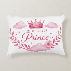Coussins Décoratifs Notre Petite Princesse Couronne Rose Bébé Fille