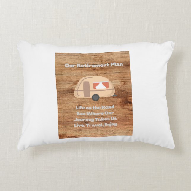 Coussins Décoratifs Notre régime de retraite (Devant)