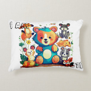Coussins Décoratifs Nouveau dessin animé d'animal mignon je suis migno