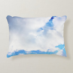 Coussins Décoratifs Nuages blancs et ciel bleu